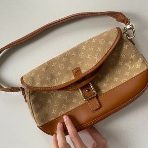 Louis Vuitton Beige Monogram Canvas Mini Lin Marjorie Shoulder Bag